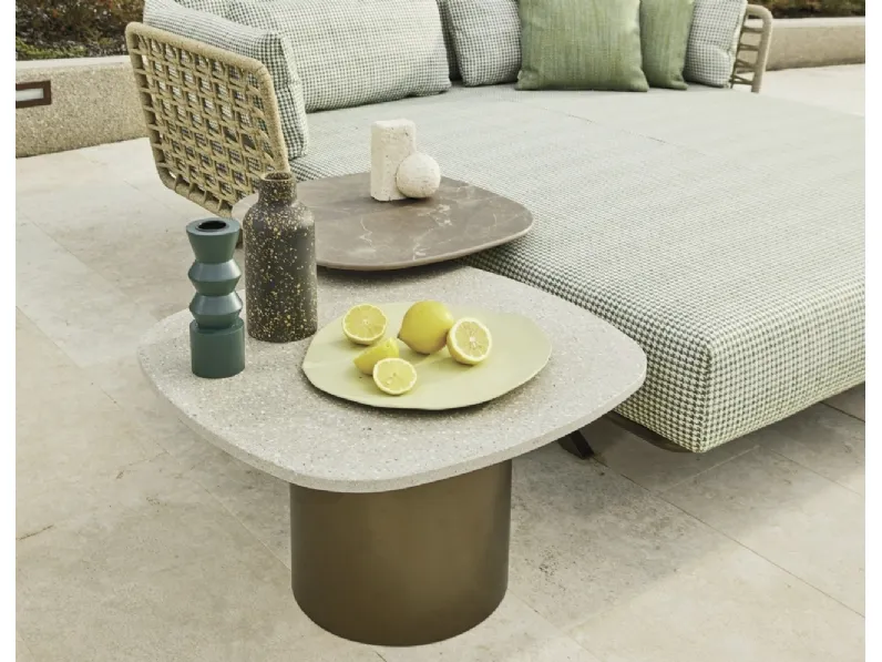 Tavolino Armàn in finitura terrazzo di Roberti