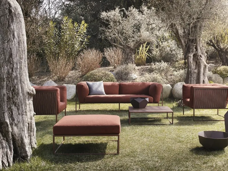 Salotto da esterno Arpa di MDF Italia