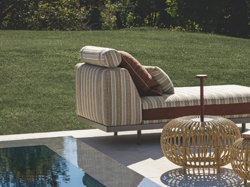 Lettino prendisole Atlas outdoor di Flexteam