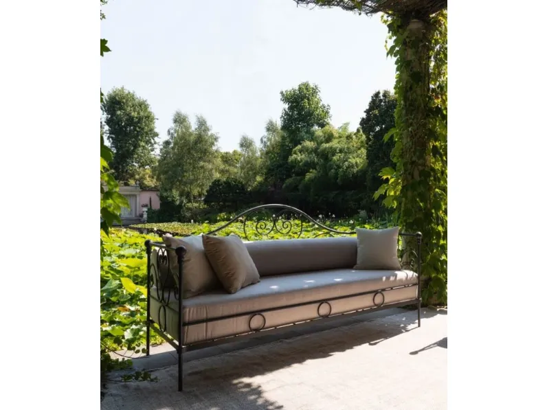 Divano Aurora in ferro battuto di Unopiu