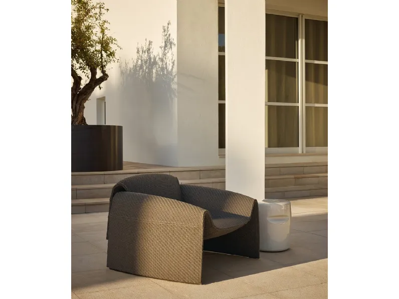 Tavolino Azu in gres smaltato di Poliform