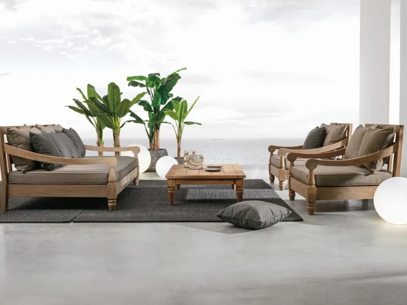Arredo da esterno in Teak Bali di Bizzotto