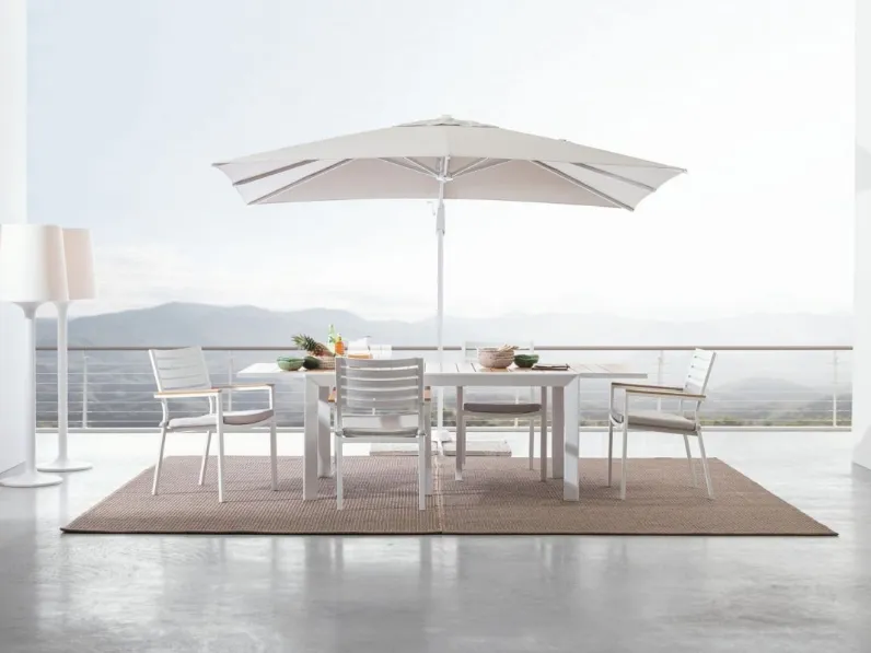 Tavolo Belmar in alluminio di Bizzotto