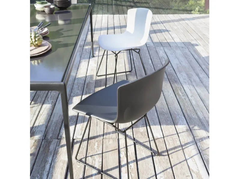 Sedia Bertoia Plastic Side di Knoll