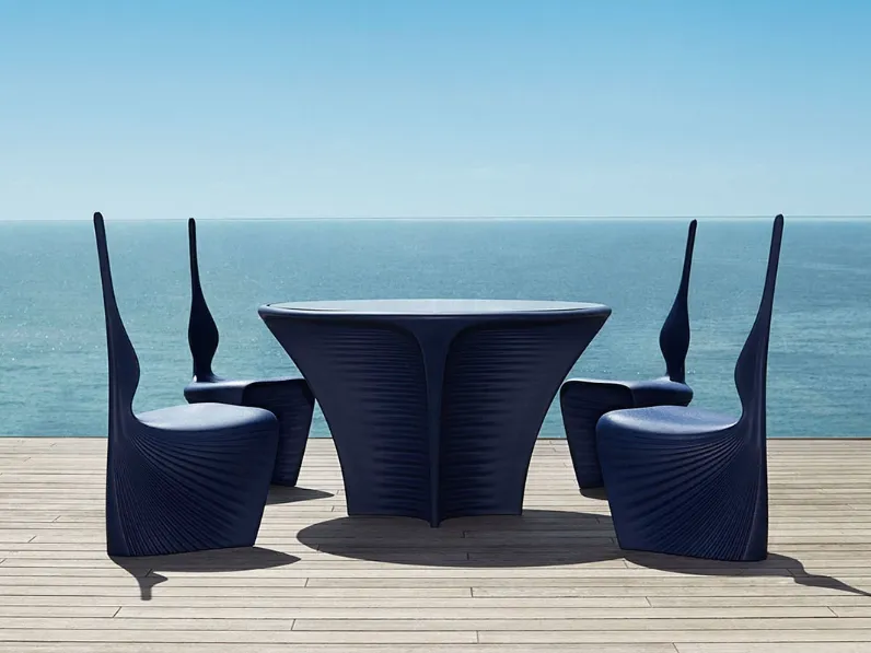 Sedia e tavolo da giardino Biophilia Chair & Table di Vondom