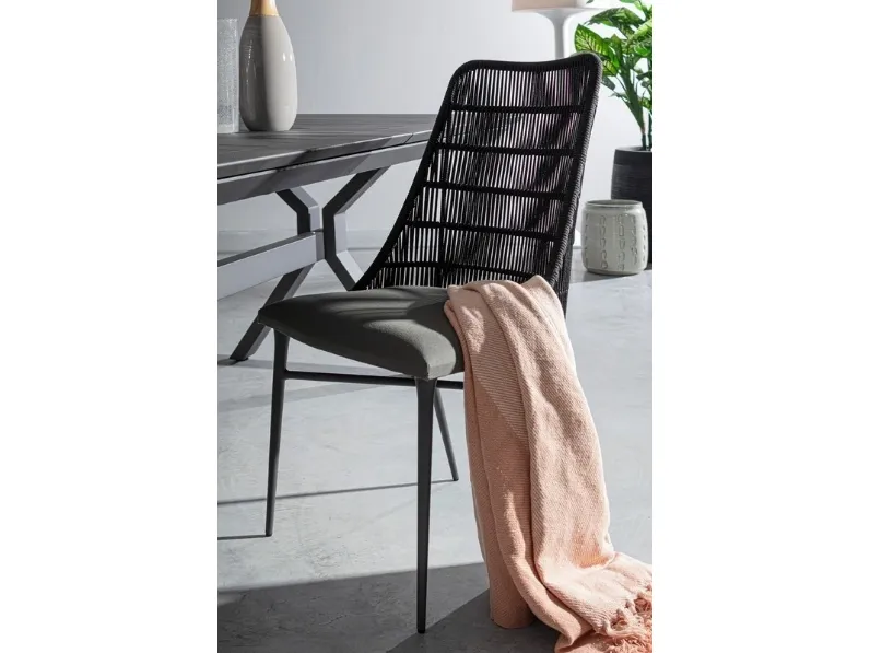 Sedia in corda Tablita di Bizzotto