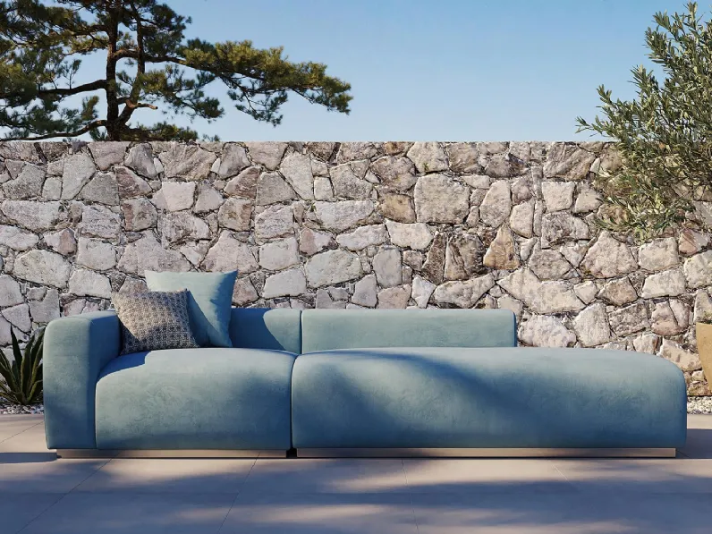 Divano Mahè in tessuto imbottito di Braid