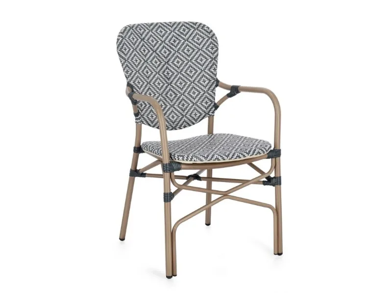 Sedia Cadeira in textilene e alluminio di Bizzotto