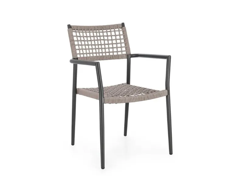 Sedia Caleta in corda e alluminio di Bizzotto