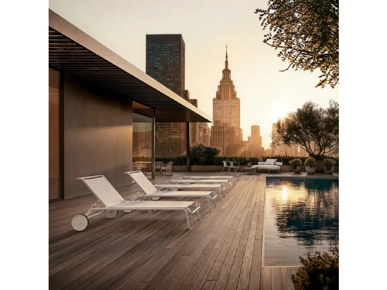 Day Bed Calipso in fibra sintetica di Flexform