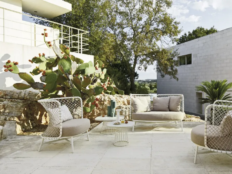 Charme arredo da esterno in metallo e tessuto imbottito di Roberti