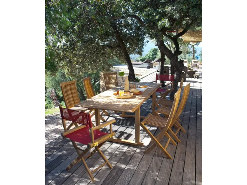 Tavolo Allungabile Chelsea in teak di Unopiu