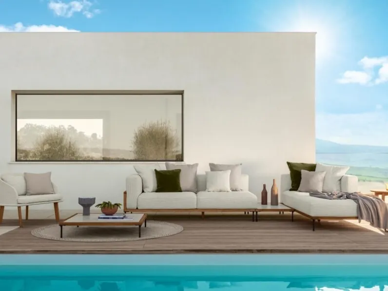 Arredo da esterno CleoSoft Wood di Talenti