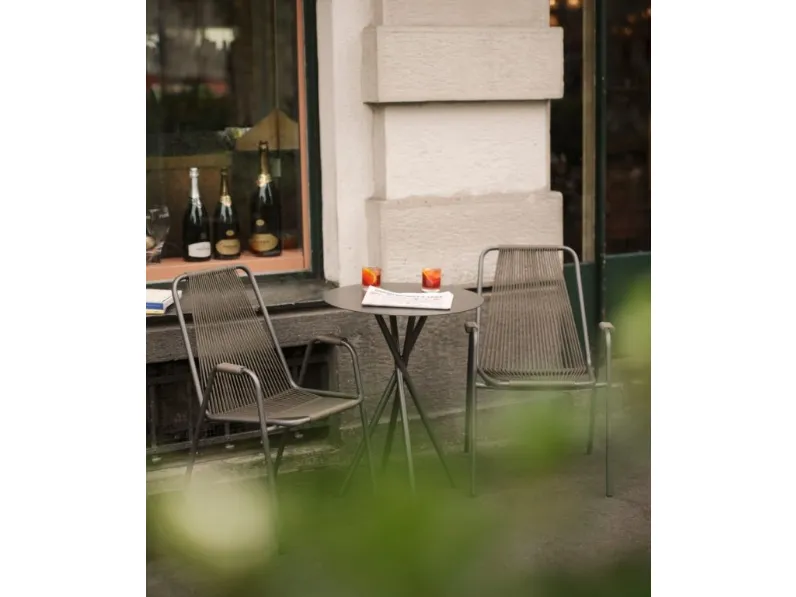 Tavolino Coco in acciaio di Unopiu