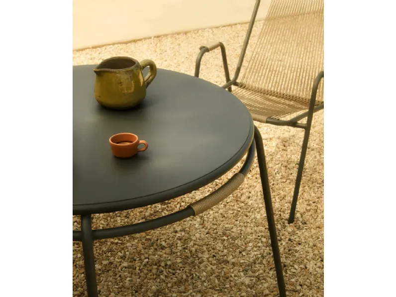 Tavolino Coco in acciaio di Unopiu