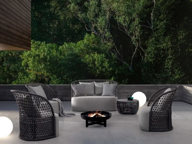 Arredo da esterno in tessuto imbottito Cuyen di Bizzotto