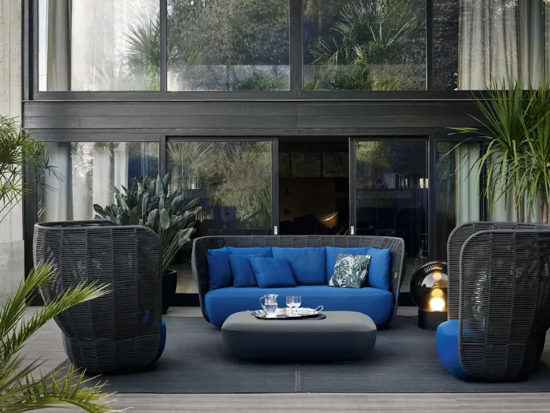 Arredo da esterno Bay in tessuto con intreccio in fibra di polipropilene di B&B Italia