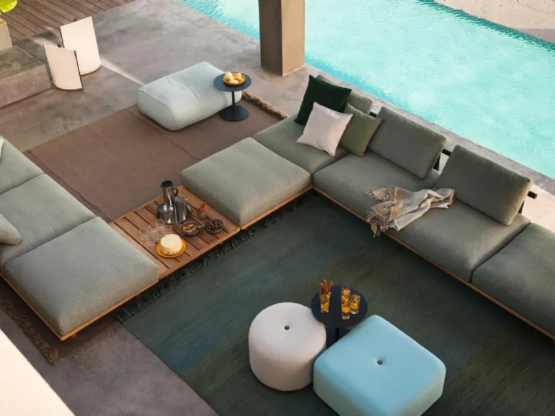 Divano e Tavolino in teak Eden di Roda