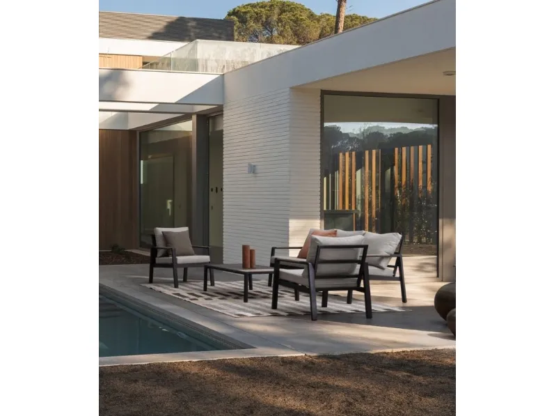 Arredo da esterno Elna in alluminio e tessuto di Bizzotto