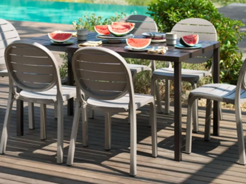 Sedia per esterno in polipropilene Erica di Nardi