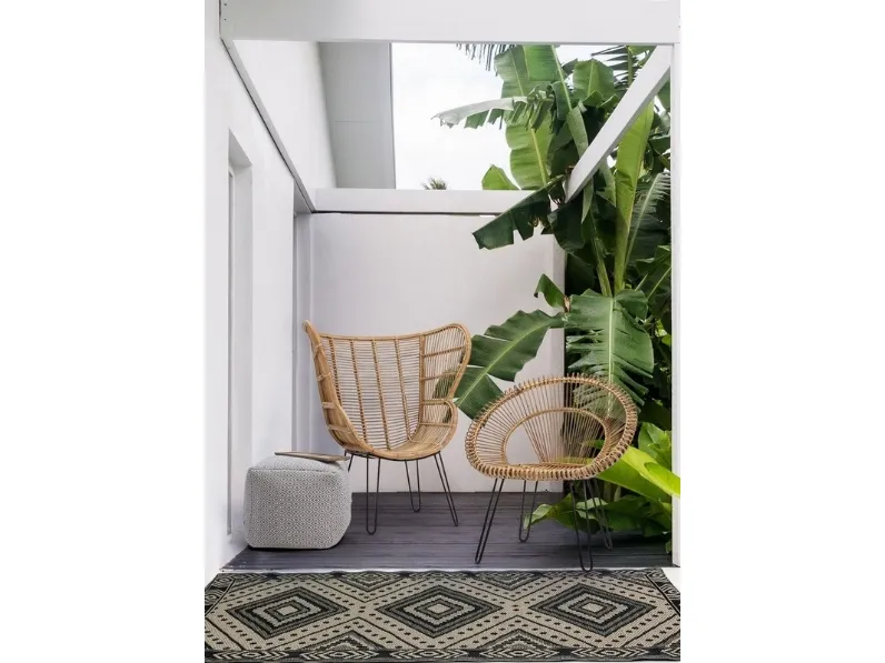 Poltroncine in rattan Esteban & Estefan di Bizzotto