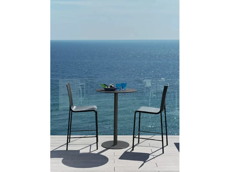 Sgabello da giardino Eva con scocca in polipropilene di Bontempi