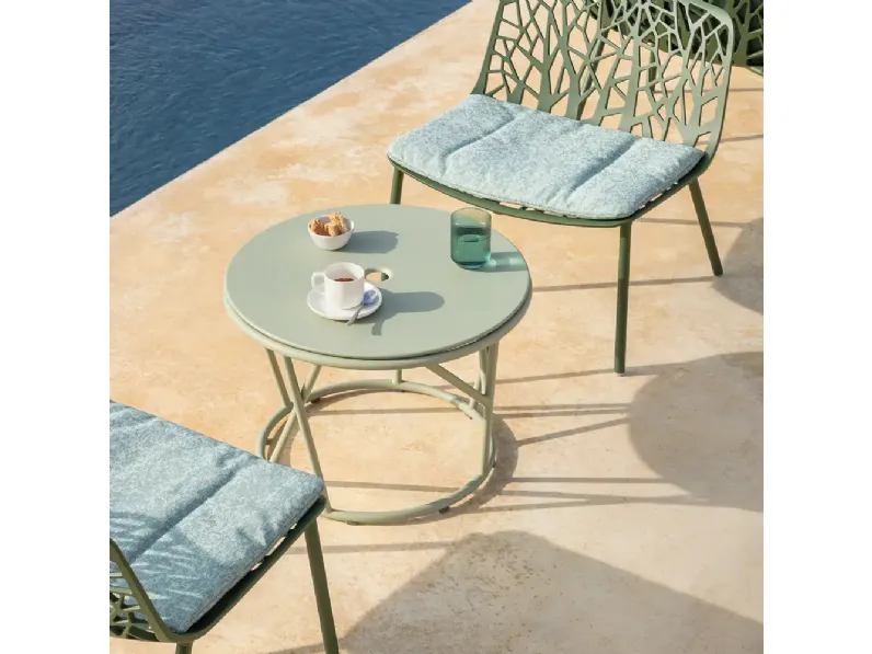 Tavolino in alluminio verniciato Wild di Fast