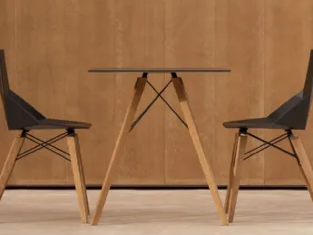 Faz Wood Chair & Table