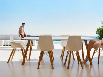 Faz Wood Chair & Table