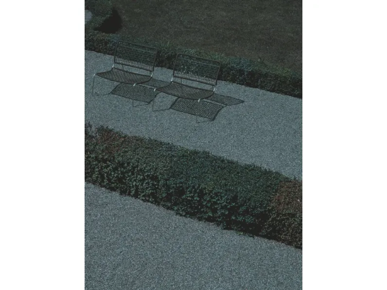 Poltroncina in metallo Frog di Living Divani