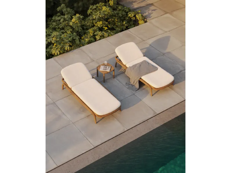 Sun Lounger Fusta di Vondom
