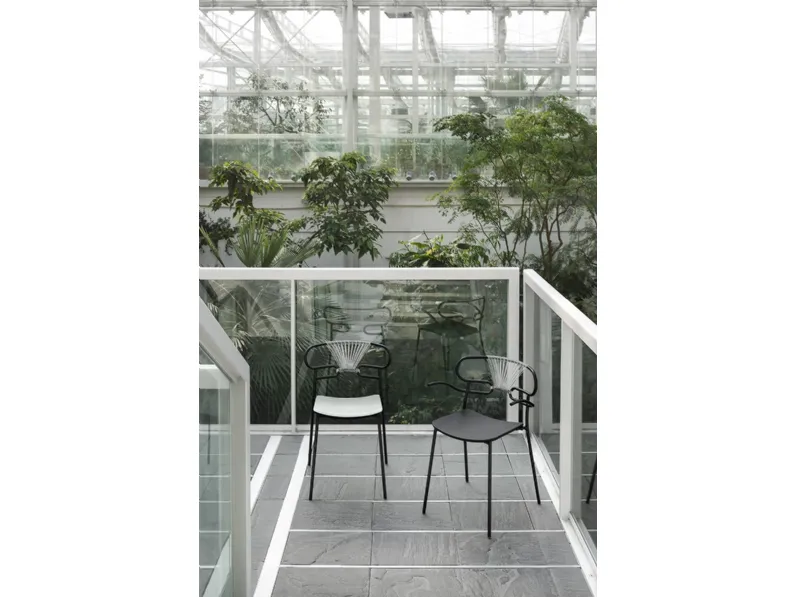 Sedia da esterno Genoa MET CROSS di TrabA'