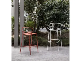 Genoa MET PU Stool