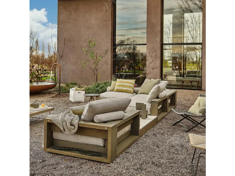 Divano in legno Hamptons di Flexform
