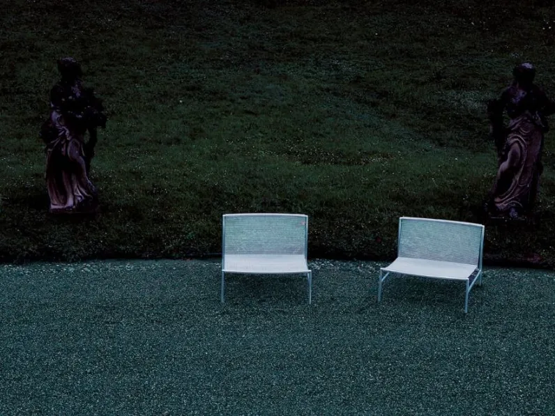 Polltroncina Hi Tech in metallo di Living Divani