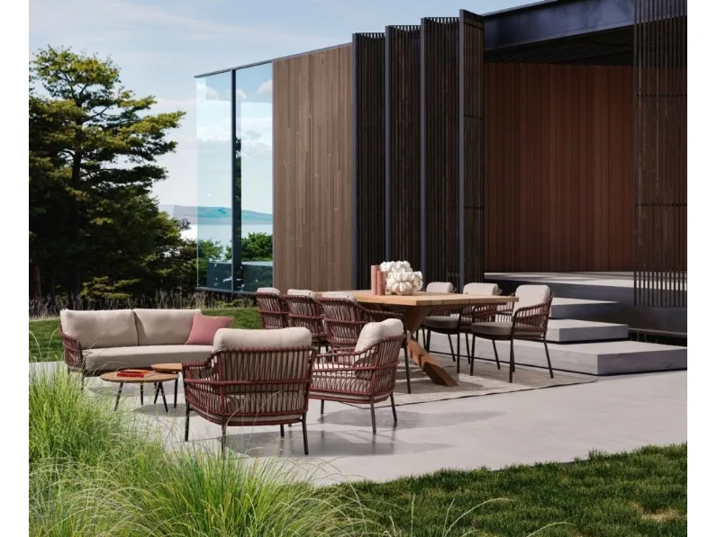 Tavolo Jersey in teak di Bizzotto