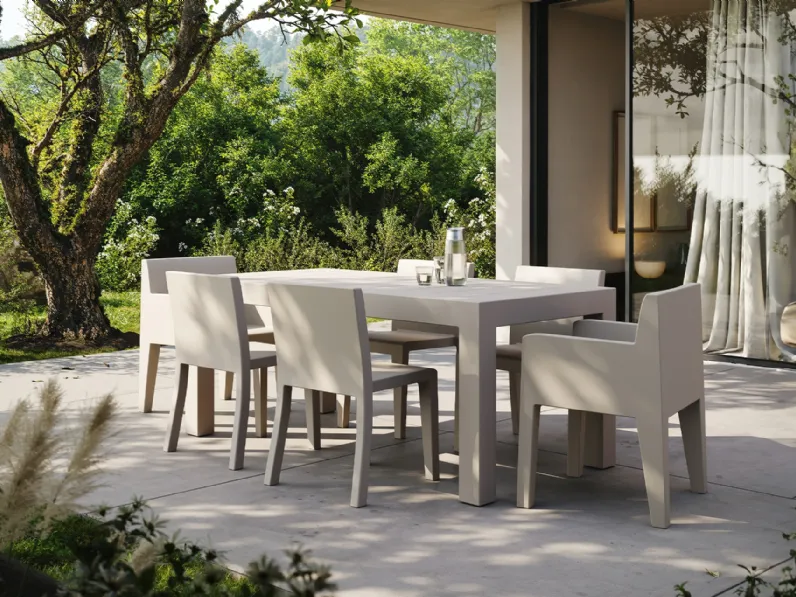 Tavolo e Sedia Jut di Vondom