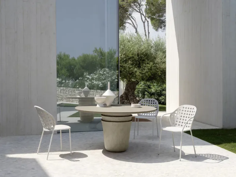 Tavolo in terracotta Kasane di Gervasoni