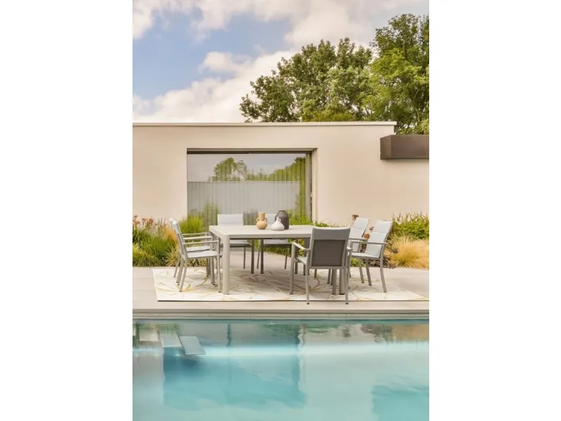 Tavolo quadrato allungabile Kiplin di Bizzotto