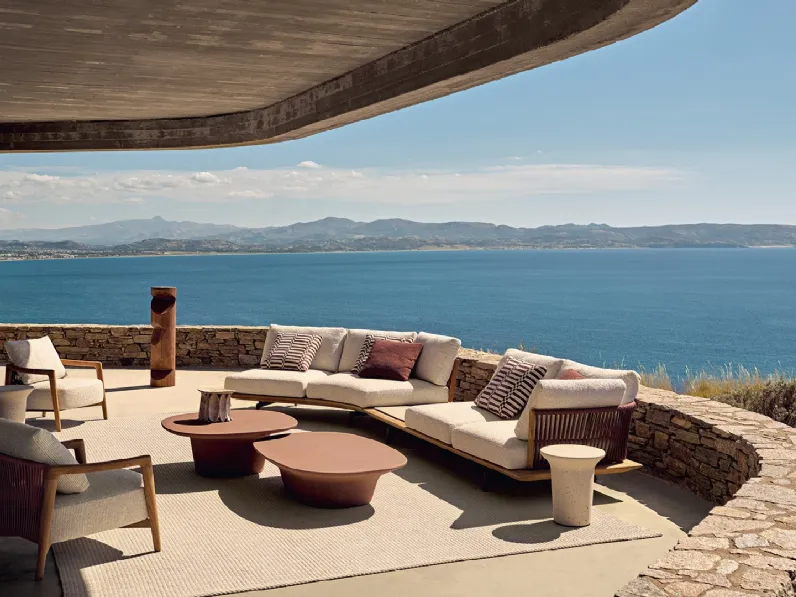 Divano componibile Lagoon di Poliform