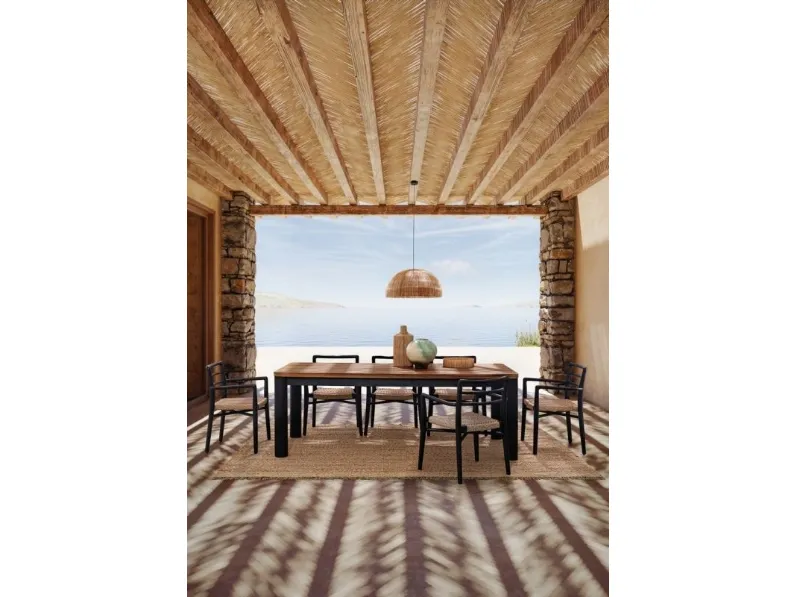 Sedia in teak Leticia di Bizzotto