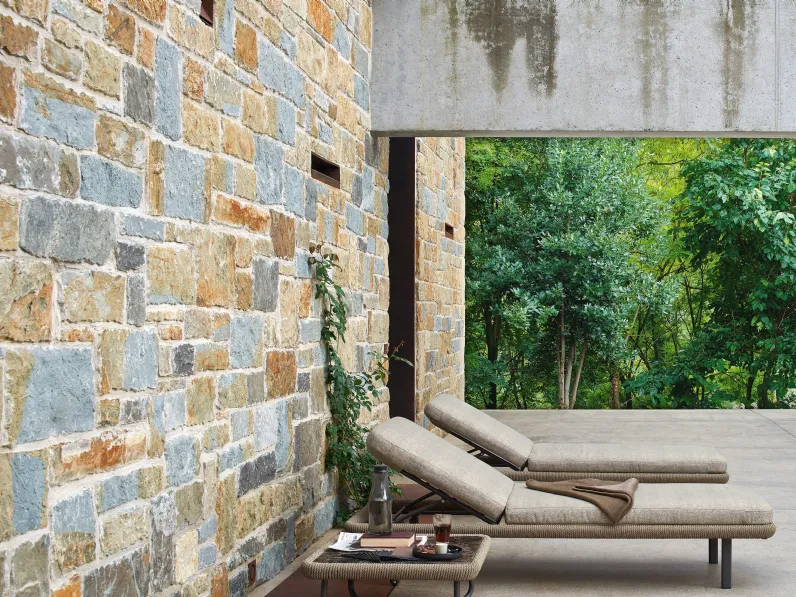 Lettino in tessuto Babylon di Varaschin