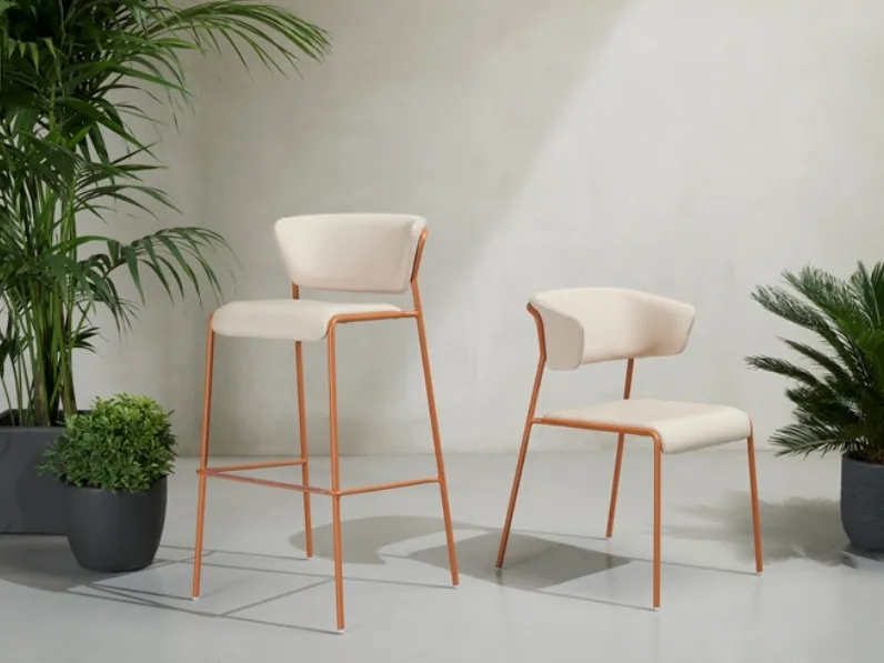 Sedia e sgabello Lisa waterproof di Scab Design