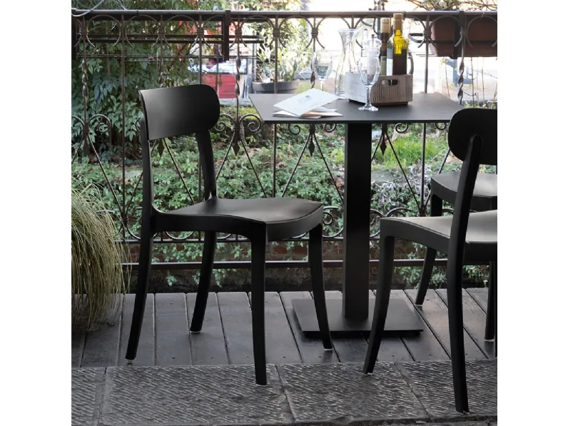 Sedia impilabile Locanda di Connubia Outdoor