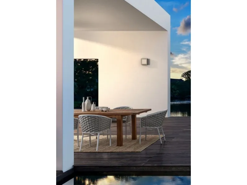 Sedia Margalida in tessuto e alluminio di Bizzotto