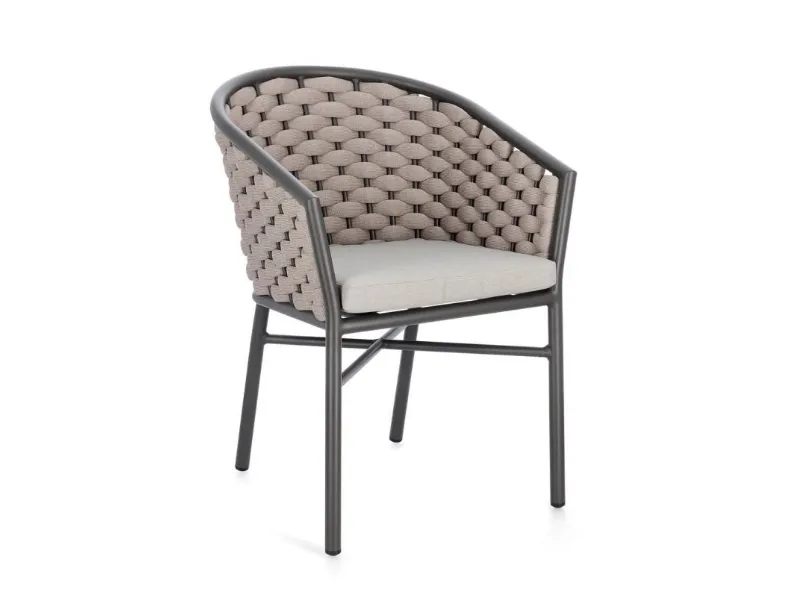 Sedia Margalida in tessuto e alluminio di Bizzotto