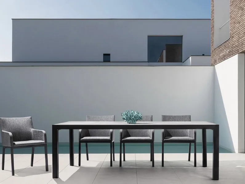 Tavolo con piano in ceramica Mason di Bizzotto