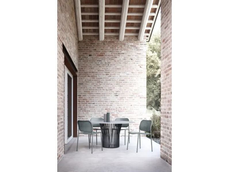 Sedia da esterno in metallo Metis DOT di TrabA'