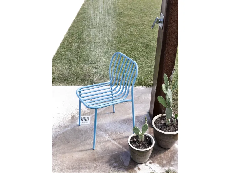 Sedia per esterno impilabile Metis LINE di TrabA'