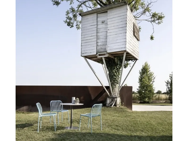 Sedia per esterno impilabile Metis LINE di TrabA'